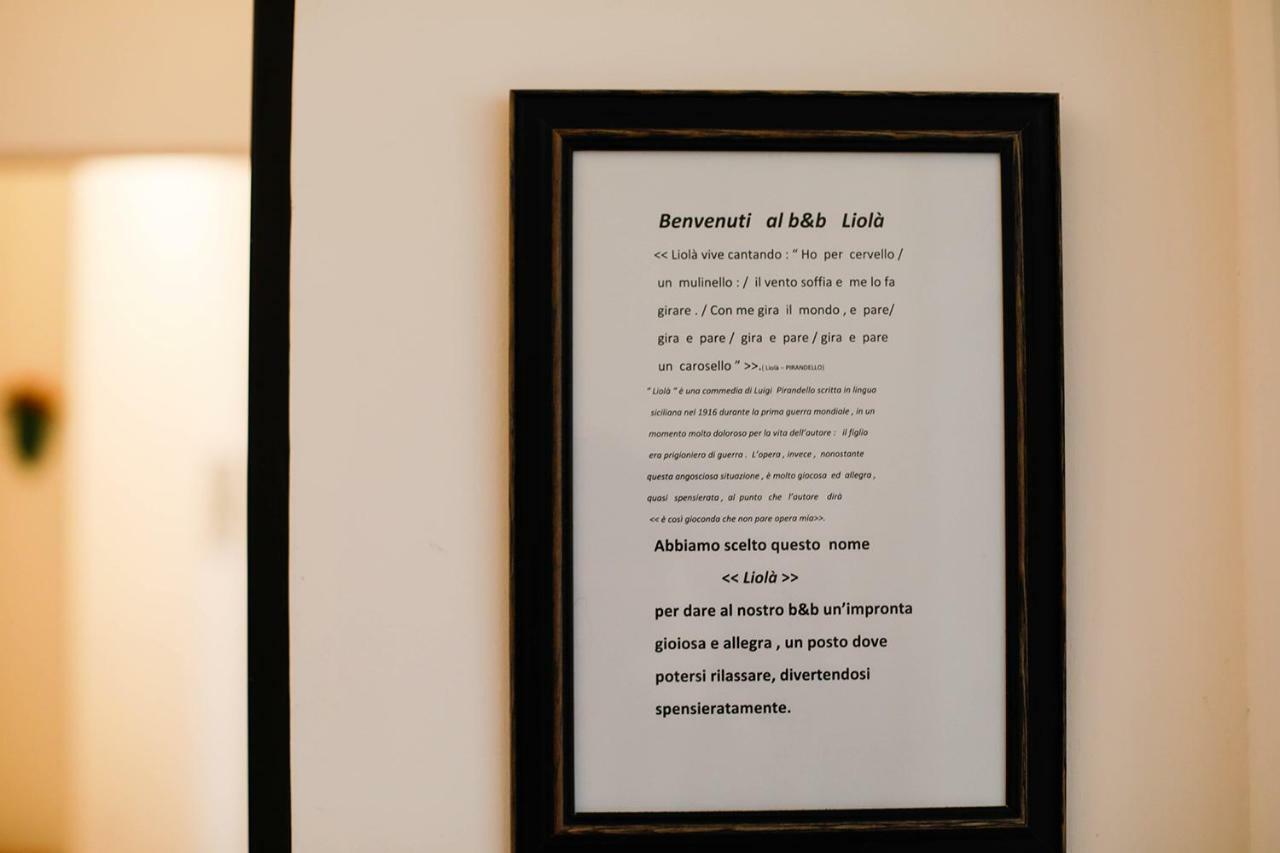 B&B Liolà Patti Extérieur photo
